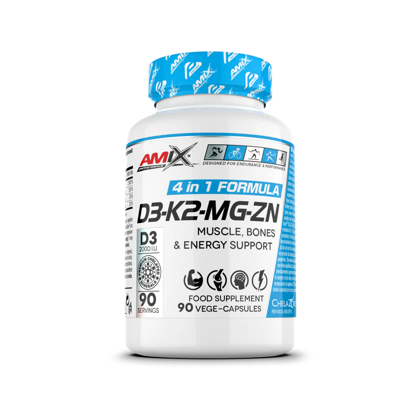 Multivitamínico D3 - K2 - MG - ZN 90 VCaps - Amix Performance
