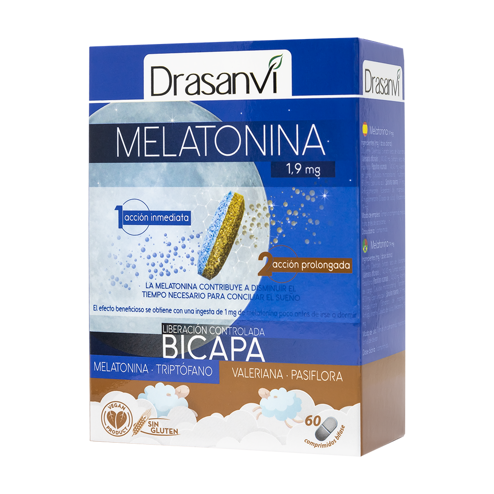 Melatonina Bicapa 60 Comprimidos Drasanvi