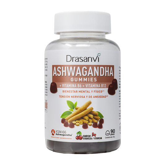 Ashwagandha KSM-66 90 gominolas sabor cereza Drasanvi